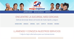 Desktop Screenshot of maguiexpress.com.ar